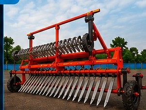 Kaizen poultry raking machine